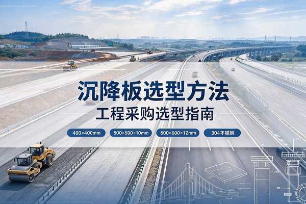 积石山沉降板选择方法