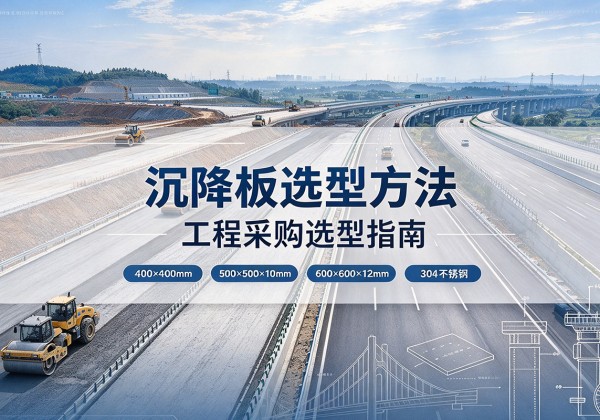 积石山沉降板选择方法